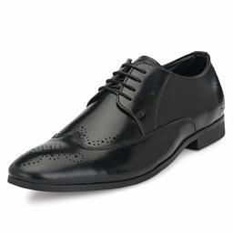 Nubeno Men's Black Formal Shoes-9 UK (43 EU) (2381)