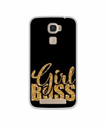 Amazon Brand - Solimo Designer Sparkle Girl Boss UV Printed Soft Back Case Mobile Cover for Lyf Water 9