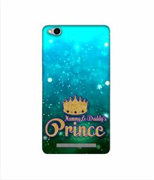 Amazon Brand - Solimo Designer Mummy & Daddy's Prince 3D Printed Hard Back Case Mobile Cover for Xiaomi Redmi 3S