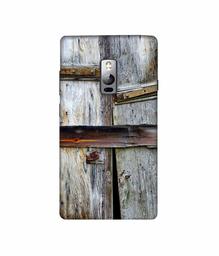 Amazon Brand - Solimo Designer Old Door 3D Printed Hard Back Case Mobile Cover for OnePlus 2