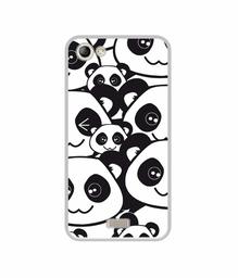 Amazon Brand - Solimo Designer Panda Texture UV Printed Soft Back Case Mobile Cover for Lyf Water 11