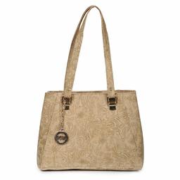 Nia & Nicole Women's Handbag (Beige)