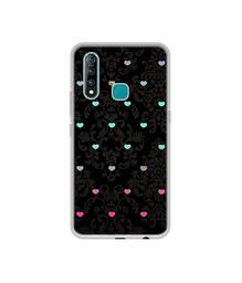 Amazon Brand - Solimo Designer Heart Texture UV Printed Soft Back Case Mobile Cover for Vivo Z1 Pro