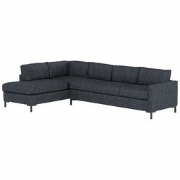 Amazon Brand – Rivet Edgewest Low Back Contemporary Modern L-Sectional Sofa, 116