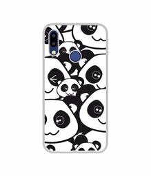 Amazon Brand - Solimo Designer Panda Texture UV Printed Soft Back Case Mobile Cover for Tecno Camon i2