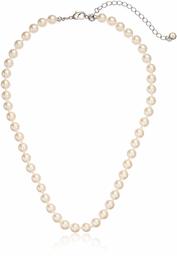 Amazon Essentials Cream Gekleurde gesimuleerde Pearl Strand Ketting (8mm),crme,24