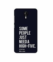 Amazon Brand - Solimo Designer High-Five 3D Printed Hard Back Case Mobile Cover for Micromax Canvas Nitro 4G E455