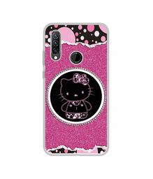 Amazon Brand - Solimo Designer Kitty with Glitter UV Printed Soft Back Case Mobile Cover for Lenovo K10 Plus