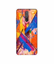 Amazon Brand - Solimo Designer Barfi Shape Multicolor Texture 3D Printed Hard Back Case Mobile Cover for Poco X2 / Mi Redmi K30