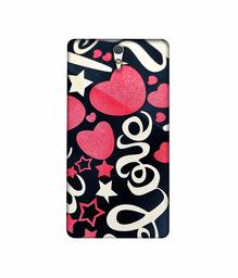 Amazon Brand - Solimo Designer Love You 3D Printed Hard Back Case Mobile Cover for Sony Xperia C5 Ultra Dual