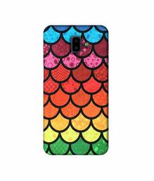 Amazon Brand - Solimo Designer Multicolor Pattern 3D Printed Hard Back Case Mobile Cover for Samsung Galaxy J6 Plus