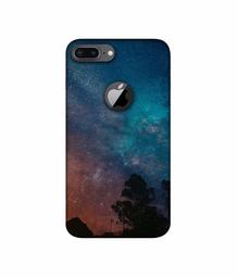 Amazon Brand - Solimo Designer Sky Photography 3D Printed Hard Back Case Mobile Cover for Apple iPhone 8 Plus (with Logo Cut)