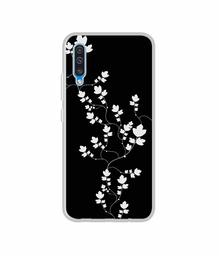 Amazon Brand - Solimo Designer Color Flowers UV Printed Soft Back Case Mobile Cover for Samsung Galaxy A50