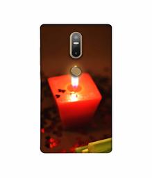 Amazon Brand - Solimo Designer Candle Light 3D Printed Hard Back Case Mobile Cover for Lenovo Phab2 Plus