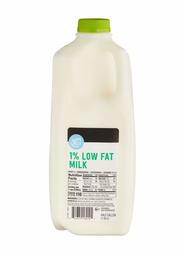 Happy Belly 1% Lowfat Milk, 64 fl oz