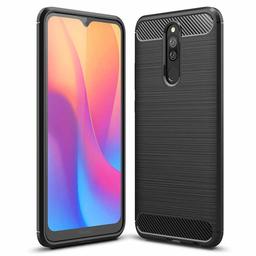 Amazon Brand - Solimo Protective Mobile Cover (Soft & Flexible Back Case) for Mi Redmi 8 (Black)