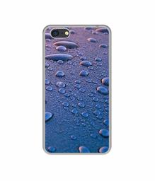 Amazon Brand - Solimo Designer Water Drops UV Printed Soft Back Case Mobile Cover for Oppo A71