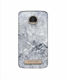 Amazon Brand - Solimo Designer Grayish Marble 3D Printed Hard Back Case Mobile Cover for Motorola Moto Z Play