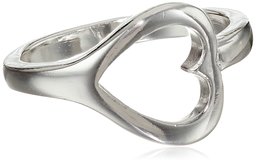 [Find] Amazon Collection Sterling Silver 10 mm Side Way Heart Ring US Size # # # # 14 (US Size 7 # # # #