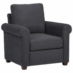 Amazon Brand – Ravenna Home Dunford Casual Rolled Arm Chair, 37