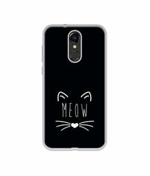 Amazon Brand - Solimo Designer Meow UV Printed Soft Back Case Mobile Cover for Lava Z70