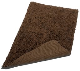 Pinzon Luxury Loop 17-By-24-Inch Bath Rug, Espresso