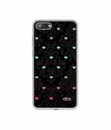 Amazon Brand - Solimo Designer Heart Texture UV Printed Soft Back Case Mobile Cover for I Kall K1