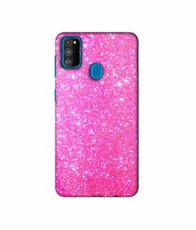 Amazon Brand - Solimo Designer Pink Sparkle 3D Printed Hard Back Case Mobile Cover for Samsung Galaxy M21 / M30s