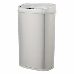 AmazonBasics Automatic Stainless Steel Trash Can - Rectangular, 50-Liter