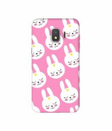 Amazon Brand - Solimo Designer Rabbit Pattern 3D Printed Hard Back Case Mobile Cover for Samsung Galaxy J2 Core