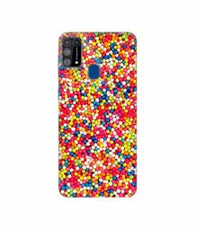 Amazon Brand - Solimo Designer Multicolor Bin 3D Printed Hard Back Case Mobile Cover for Samsung Galaxy M31