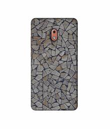 Amazon Brand - Solimo Designer Marble Pices 3D Printed Hard Back Case Mobile Cover for Nokia 2.1