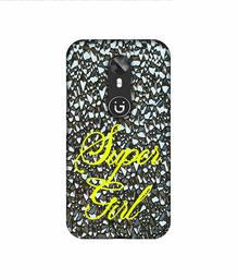 Amazon Brand - Solimo Designer Super Girl On Foil 3D Printed Hard Back Case Mobile Cover for Gionee A1