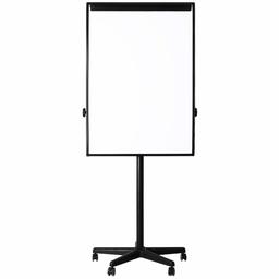 AmazonBasics Dry Erase Mobile Presentation White Board Easel, Non-Magnetic, Black