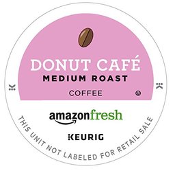 AmazonFresh Donut Cafe 80 Ct. K-Cups,  Medium Roast, Keurig K-Cup Brewer Compatible