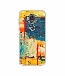 Amazon Brand - Solimo Designer Multicolor Box UV Printed Soft Back Case Mobile Cover for Motorola Moto E5 Plus