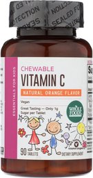 Whole Foods Market, Chewable Vitamin C, Orange Flavor 90 ct