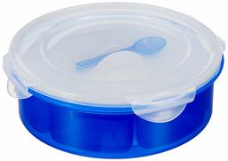 Amazon Brand - Solimo Plastic Masala Box, 2 litres, Blue