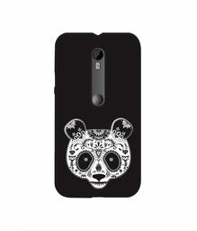 Amazon Brand - Solimo Designer Panda Illustrator 3D Printed Hard Back Case Mobile Cover for Motorola Moto G 3rd Generation