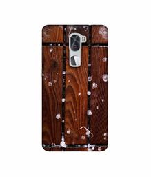 Amazon Brand - Solimo Designer Wood with Snow 3D Printed Hard Back Case Mobile Cover for Coolpad Cool1 Dual