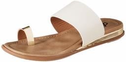 Flavia Women's White Fashion Slippers-9 UK (41 EU) (10 US) (FL/240/WHT)