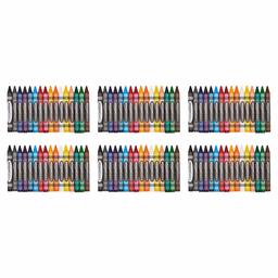 AmazonBasics Jumbo crayones – 16 colores surtidos, JUMBO, 6pack/box