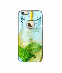 Amazon Brand - Solimo Designer Lemon Juice 3D Printed Hard Back Case Mobile Cover for Apple iPhone 6 / 6S (Logo Cut)