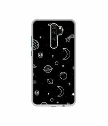 Amazon Brand - Solimo Designer Solar System UV Printed Soft Back Case Mobile Cover for Mi Redmi Note 8 Pro