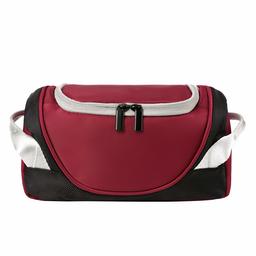 Eono Essentials Men's Sport Travel Overnight Wash Gym Toiletry Shaving Bag with Carry Handle Burgundy