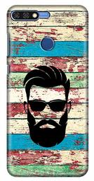 Amazon Brand - Solimo Designer Beard Man 3D Printed Hard Back Case Mobile Cover for Huawei Honor 7C