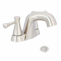 AmazonBasics AB-BF602-SN Basin Faucet-4-Inch, Satin Nickel