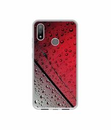 Amazon Brand - Solimo Designer Water Drop On Glass UV Printed Soft Back Case Mobile Cover for Panasonic Eluga X1