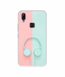 Amazon Brand - Solimo Designer Head Phone UV Printed Soft Back Case Mobile Cover for Vivo Y83 Pro