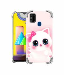 Amazon Brand - Solimo Designer Babby Kitty UV Printed Soft Back Case Mobile Cover for Samsung Galaxy M31